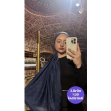 Sevimia Scarf G Desen Çift Taraflı Jakar Kaşmir Ipek Şal