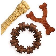 SHC4200 Nylabone Power Chew Toys Müşteri Favorileri Paketi - Agresif Çiğneme Için Köpek Oyuncakları, Büyük