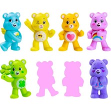 NW Nessi World Care Bears Mini Koleksiyon Figürleri 8'li Paket