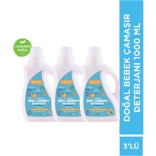 Babyton Doğal Bebek Çamaşır Deterjanı 3'lü Set 1000 ml