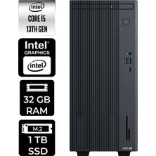 Asus Expertcenter P500MV i5 13420H Masaüstü Bilgisayar 32GB RAM 1TB SSD Win11 Home + Per4 USB P500I513428512B0DP326