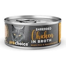 Starseven Prochoice Deluxe Shredded, Tahılsız, Hipoalerjenik, Tiftiklenmiş Tavuk Etli Yaş Kedi Maması, 70 gr