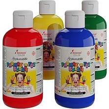 Starseven Red Ana Renkler Parmak Boyası 4'lü Set 4X250 gr