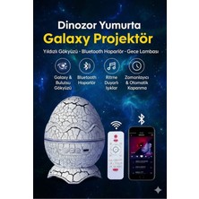 Twin Store Bluetooth Hoparlörlü Rgb Gece Lambası – Dinazor Yumurtası Işıklı, Uzaktan Kumandalı Dekor Lamba