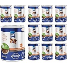 Starseven Pawpaw Yetişkin Köpek Somonlu ve Jöleli Konserve Mama 400 gr x 12 Adet