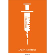 Pixaflair - Trainspotting - Orange - Çerçevesiz Poster