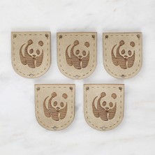 Twin Store Crafts Figürlü Deri Arma 5 Adet - 1513