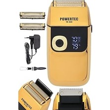 Starseven Powertec TR-550 Şarjlı Günlük Sakal Sinekkaydı Tıraş Hassas Düzeltici Döner Başlık