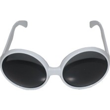 Fredeom Store 80 Li Yıllar Beyaz Renk Nostalji Yeşilçam Parti Gözlüğü