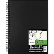 Starseven Canson Sanatçı Serisi Alan Çizim Kitabı Kalem, Kalem ve Keçe Ipucu Kalemler, Yan Tel Bağlı, 90 Poun