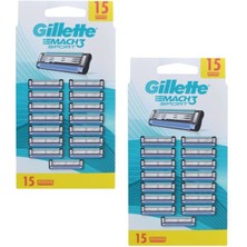 Gillette Mach3 Start Yedek Bıcak 15LI * 2 Adet