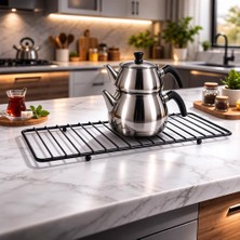 Eforeca Paslanmaz Yanmaz Siyah Metal Büyük Nihale