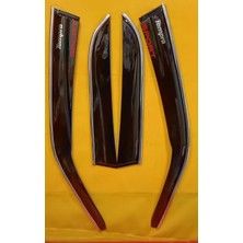 Tempra Kromlu Yazılı Cam Rüzgarlık