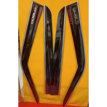 Fiat Doblo 2010-2024 Kromlu Yazılı Cam Rüzgarlığı