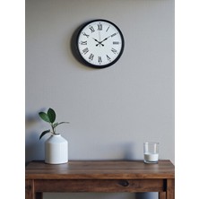 Bucuks 36 cm Siyah Roma Rakamlı Duvar Saati
