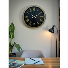 Bucuks 40 cm Metal Vintage Roma Rakamlı Duvar Saati