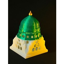 LED Mumlu Yeşil Kubbe
