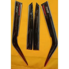 Tofaş Yazılı Kromlu Cam Rüzgarlık