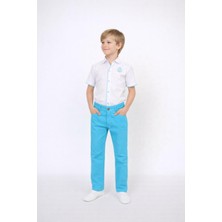 Dıgıl Kids Erkek Çocuk Gömlek Likralı Pantolon Takım