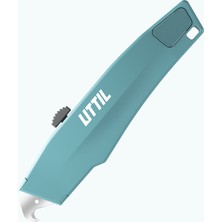 Uttil Uttıl PAUK06-H 3 Kademeli Kanca Bıçaklı Maket Bıçağı Güçlü Vidasız Gövde