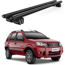Today Auto Pençe Ford Ecosport (2010-2011) Uyumlu Siyah Ara Atkı Port Bagaj Tavan Barı