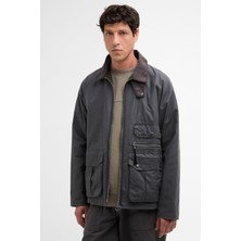 Barbour Re-Engineered Blackett Spey Yağlı Ceket GY71 Asphalt