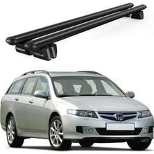 Today Auto Pençe Honda Accord Tourer (2002-2008) Uyumlu Siyah Ara Atkı Port Bagaj Tavan Barı