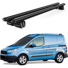 Today Auto Pençe Ford Transit COURIER(2014 ve Sonrası) Uyumlu Siyah Ara Atkı Port Bagaj Tavan Barı