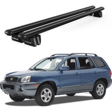 Today Auto Pençe Hyundai Santa Fe (2000-2006) Uyumlu Siyah Ara Atkı Port Bagaj Tavan Barı