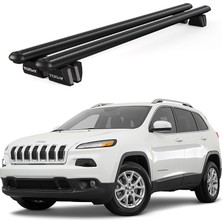 Today Auto Pençe Jeep Cherokee Kl (2014 ve Sonrası) Uyumlu Siyah Ara Atkı Port Bagaj Tavan Barı