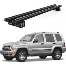 Today Auto Pençe Jeep Cherokee Renagede (2005-2013) Uyumlu Siyah Ara Atkı Port Bagaj Tavan Barı