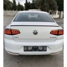 Aftermarket Volkswagen Passat B8 Parlak Siyah Arka Spoiler