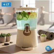 Le Paris 4 Lt Musluklu Su ve Limonata Sebili - Ayaklı Detoks Şerbetlik