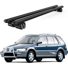 Today Auto Pençe Honda Civic SHUTTLE(1995-2002) Uyumlu Siyah Ara Atkı Port Bagaj Tavan Barı