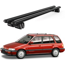Today Auto Pençe Honda Civic Shuttle (1988-1994) Uyumlu Siyah Ara Atkı Port Bagaj Tavan Barı