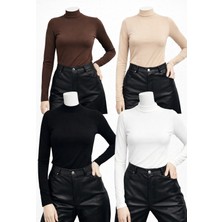 Belpa Kadın 4'lü Uzun Kollu Body