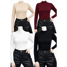 Belpa Kadın 4'lü Uzun Kollu Body