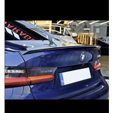 Aftermarket Bmw G20 (2019+) Ince Arka Spoiler Parlak Siyah