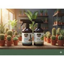 Kaktüs-Sukulent Bitki Besini ve Neem Yağı Ikili Bakım Seti