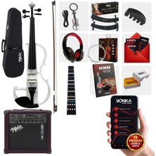 Midex RCZ-606WH-AMP Elektro Keman ve Şarjlı Anfi Seti