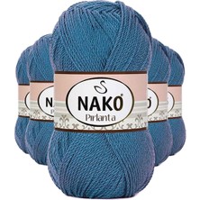 Maarketim 5 Adet Pırlanta Amigurumi El Örgü İpi Yünü Turkuaz