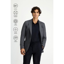 Kiğılı Techno-Line 7 Drop Super Slim Fit Eksra Dar Kesim Likralı Ceket