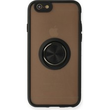 Mobixa iPhone 6s Kılıf Yüzüklü ve Standlı Şık Nexen Premium Silikon Kapak
