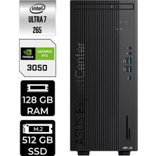 Asus Expertcenter B900MF Core Ultra 7 265 RTX 3050 Masaüstü Bilgisayar 128GB RAM 512GB SSD Win11 Pro + Per4 USB B9000072650010P766