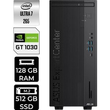 Asus Expertcenter B900MF Core Ultra 7 265 Masaüstü Bilgisayar 128GB RAM 512GB SSD Win11 Pro + Per4 USB B9000072650010P646