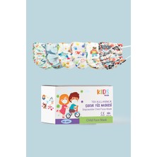 Ays Erkek Çocuk 3 Katlı Meltblownlu Telli Medikal Maske 50 Adet %96 Filtrasyon Özelliği