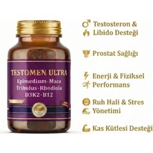 Babaki Testomen Ultra 60 Kapsül Erkekler için Vitalite Desteği ve Enerji Artışı Sağlar