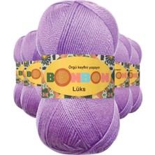 Maarketim 5 Adet Lüks Patik İpi Yünü Lila