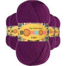 Maarketim 5 Adet Lüks Patik İpi Yünü Koyu İspirto