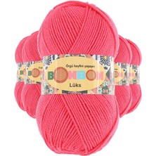 Maarketim 5 Adet Lüks Patik İpi Yünü Mercan